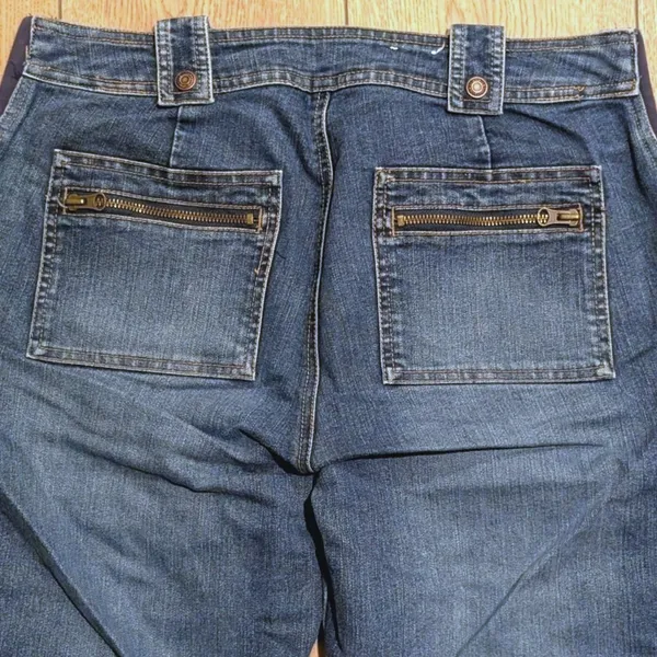 Old Navy Maternity M‎ Medium Underbelly Boot Jeans Bootcut Stretch - Image 5