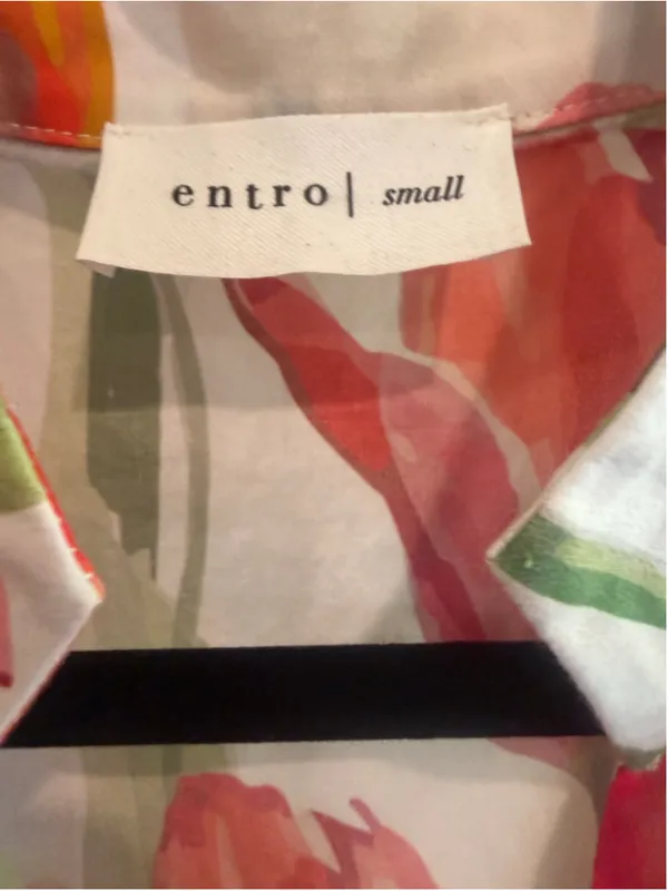 Women's Entro Tulip Floral Print Midi Dress Size S - Image 6