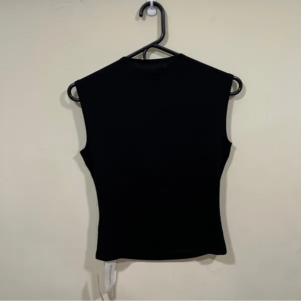 NWT Reformation black blouse top size medium Shae Knit Top - Image 8