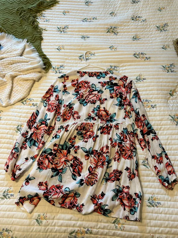 Floral Dress White - Image 4