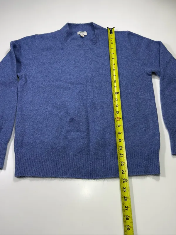 J. Crew Extra Soft Wool Blend Ribbed Crewneck Sweater - Image 3