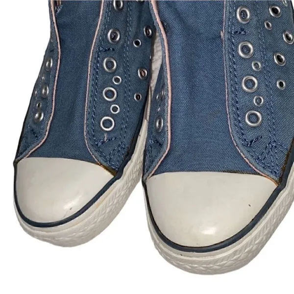 Converse Studded Blue Unisex Sneakers(Size 6 Men's,8 Women's) - Image 5