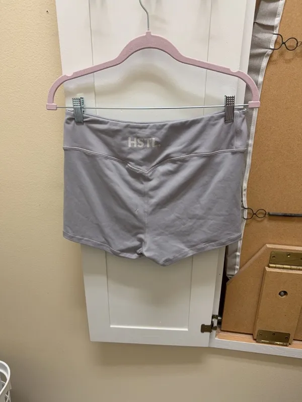 HSTL. MADE Women's Athletic Training Shorts Size XLG Gray - Image 4