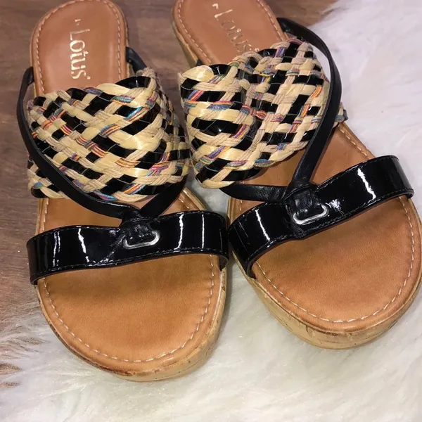 Lotus wedge sandals size 7 Tan - Image 6