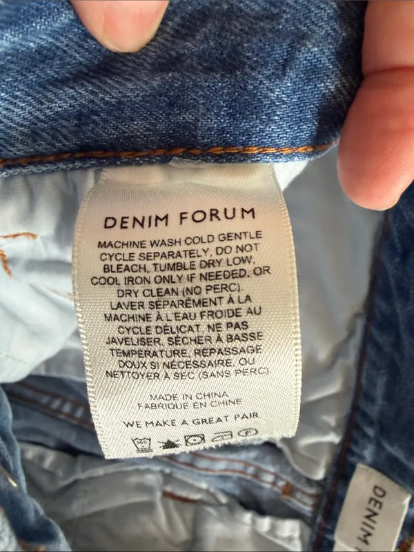 Denim Forum Aritzia The '90s Millie Hi-Rise Cargo Jean Size 25 - Image 5
