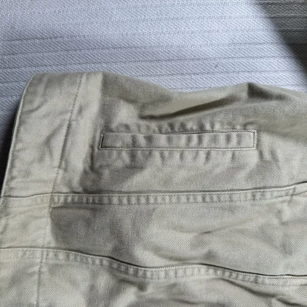 L.L.Bean Women’s Petite XL Jacket Khaki Brown Canvas Utility Field Coat - Image 4