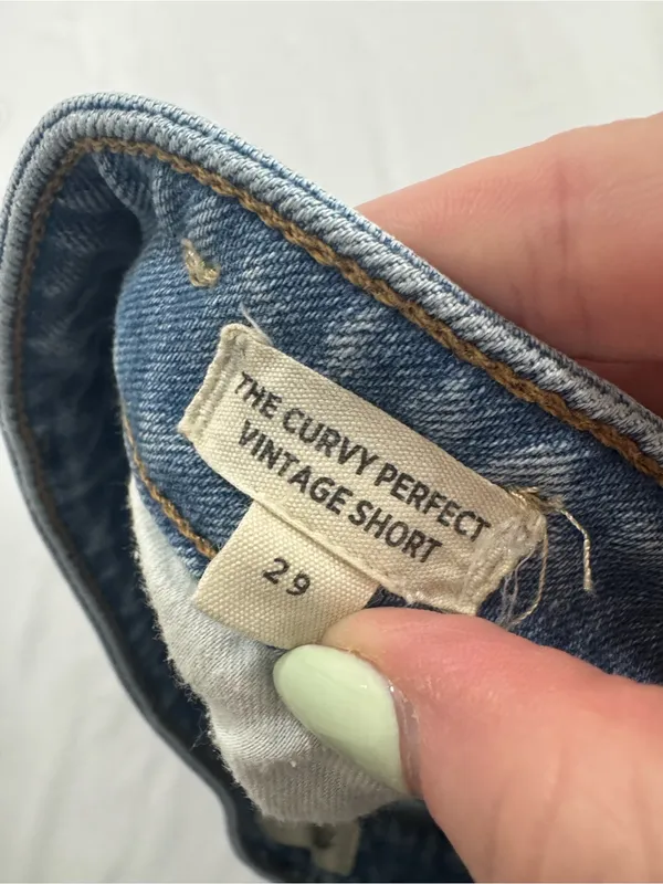 Madewell The Curvy Perfect Vintage Jean Short Sz 29 - Image 5