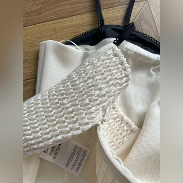 Reformation Melanie Top in Ivory 2 - Image 6