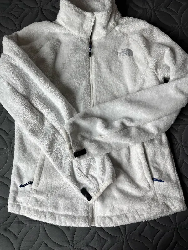 The North Face White Zip-Up Jacket - Image 2