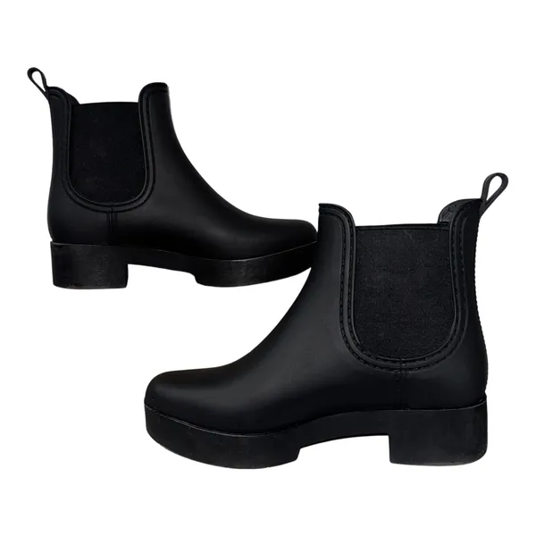 JEFFREY CAMPBELL Women's Black Chelsea Boot EU 38 Waterproof Chunky‎ Hydra Ankle - Image 3