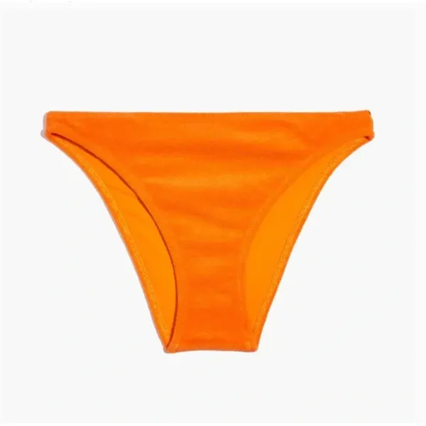 NWT Solid & Striped Terry Tati Bikini Bottom in Tangerine Size Small - Image 8