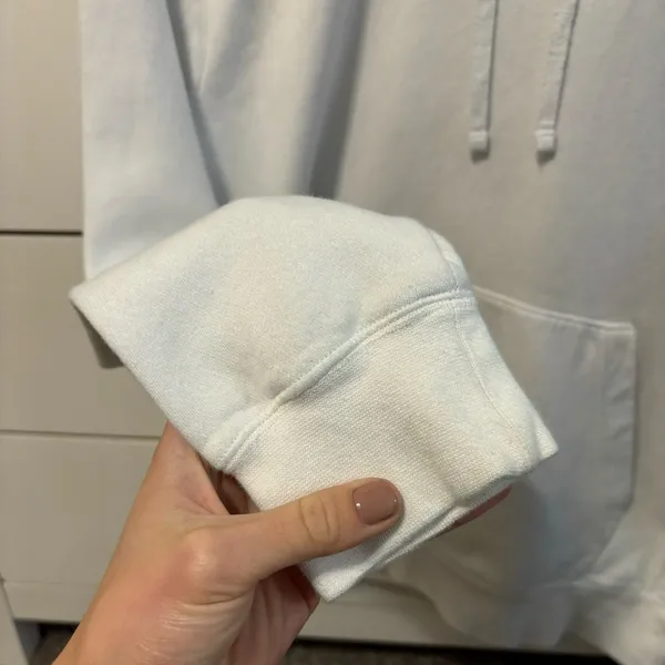 Nike Sportswear White Hoodie Sweatshirt - Image 6