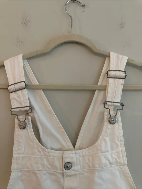 Free People Edie Denim Skirtall White - Image 7