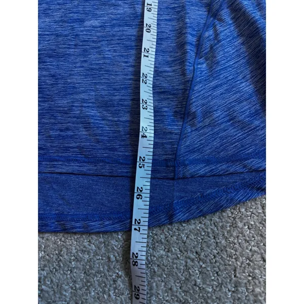 Shape Activewear Shirt M Blue Space Dye Short Sleeve Athletic Tee - Image 3