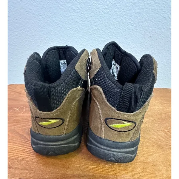 Brooks Women's Suede Mesh Hiking Boots Tan Black 29236 SIZE 6.5 Sku 2706 - Image 9