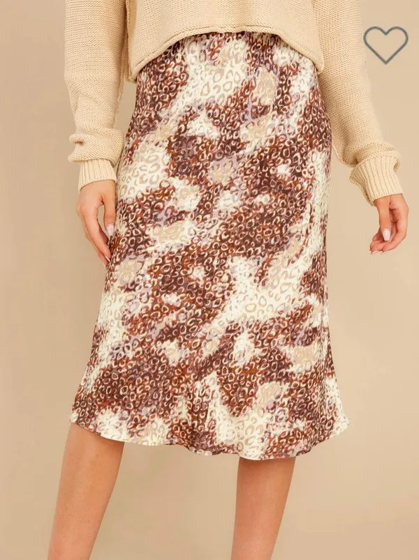 Red Dress Boutique On The Mark Multi Print Midi Skirt - Image 2
