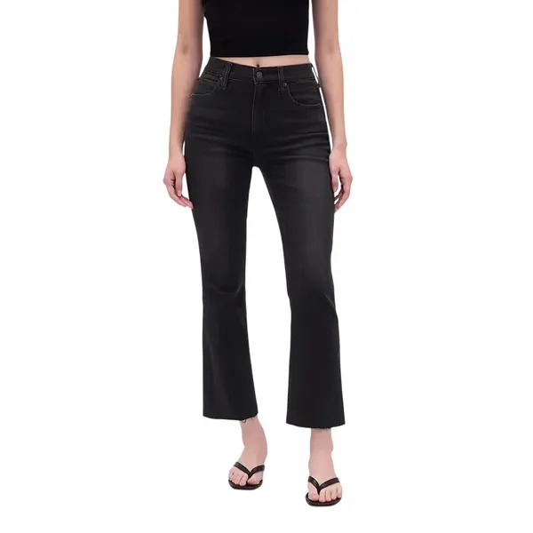 Gap Women's Kick Fit High Rise Jeans Washed Black Size 28/6R - Image 2