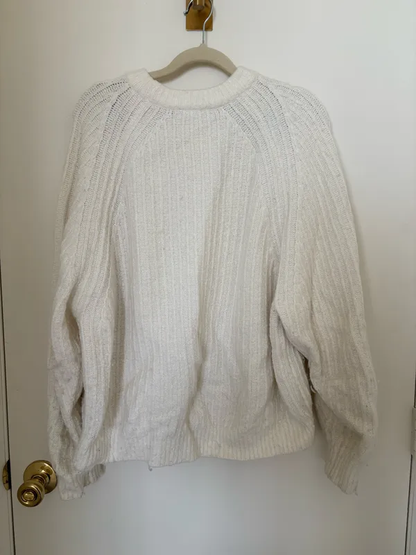 Madewell White Sweater - Image 4