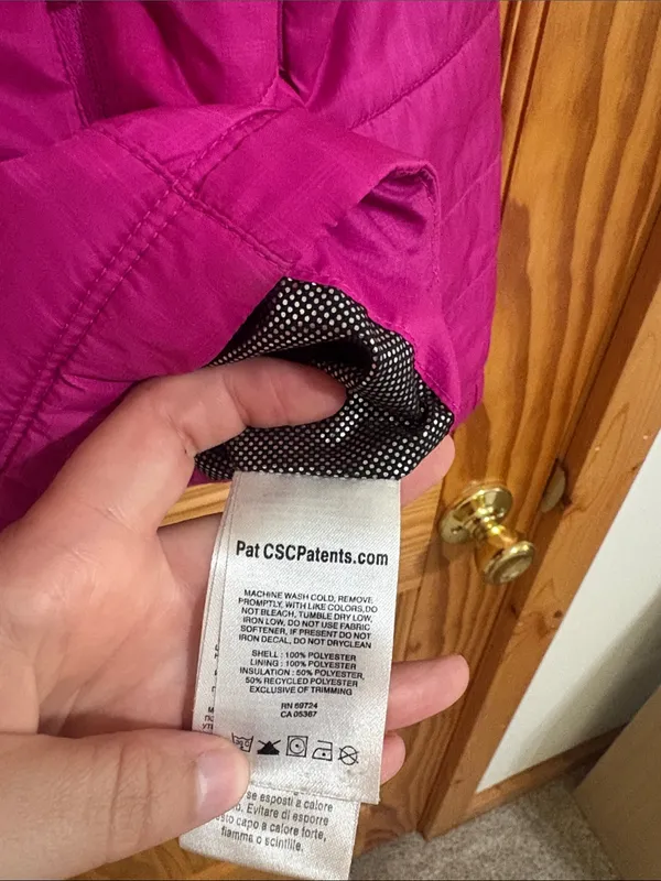 Columbia Size Small Vintage Y2K Pink Winter Jacket - Image 4