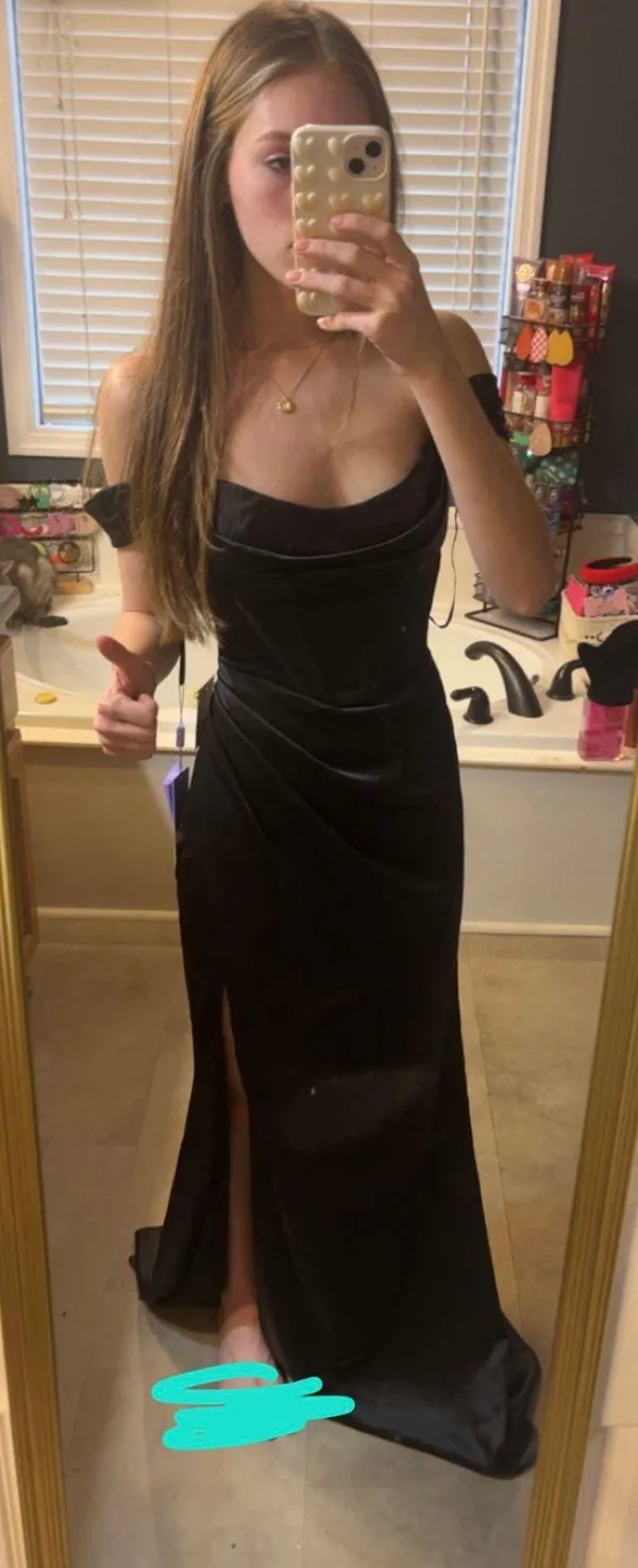 black prom dress Size 0 - Image 4