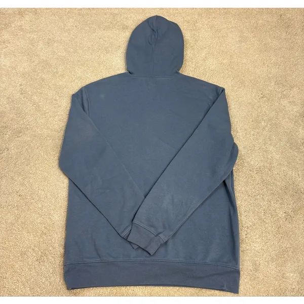 GAP Floral Logo Pullover Hoodie Blue Size S - Image 3
