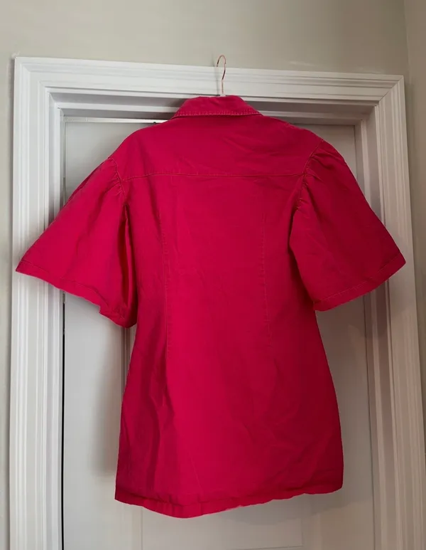 Saressa Mini Dress in Red, Winter Muse Red Size XS - Image 4