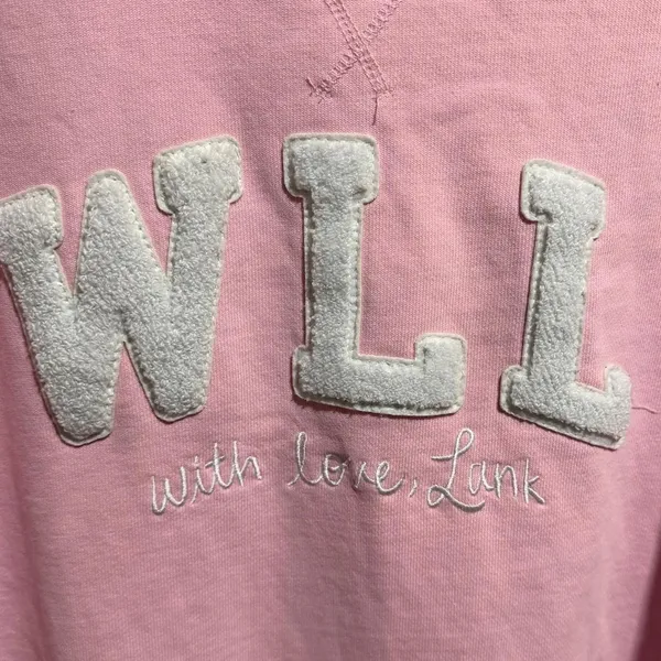 WLL Mockneck Sweatshirt Birthday Edition Pink L/XL Terry Interior - Image 3