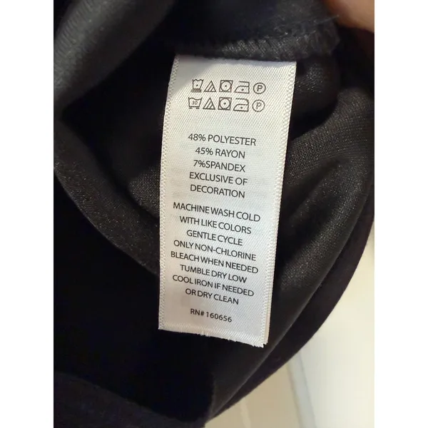 Bailey 44 Black White Contrast Piping Button Front Sleeveless Vest Top Small - Image 5
