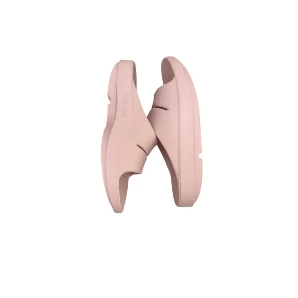 OOFOS OOahh Sandal Pink Slip On Recovery Slides Women's 7 - Image 4