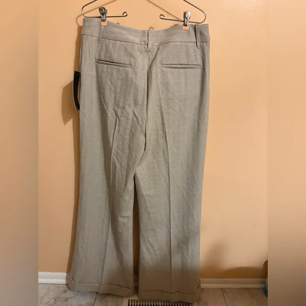 NWT Tuckernuck Watson Gray Cuffed Wide Leg Trousers - Image 5