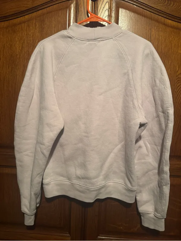Agolde Tarron Mock Neck Sweatshirt Light Pink Size M - Good Condition - Image 6