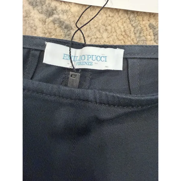 Emilio Pucci Pants Black Side Zip US Sz 6 - Image 6