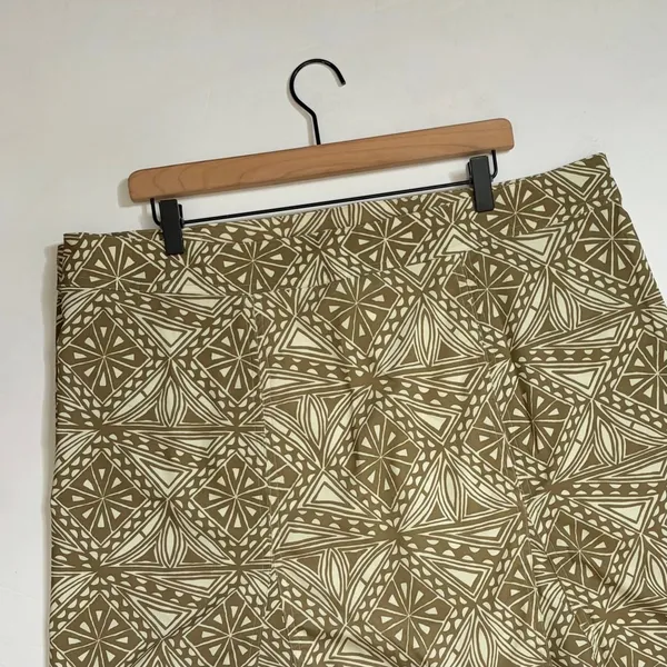 RIPSKIRT Hawaii Rip Skirt Length 2 Wrap Skirt‎ Vintage Tribal Green Vacation XXL - Image 8