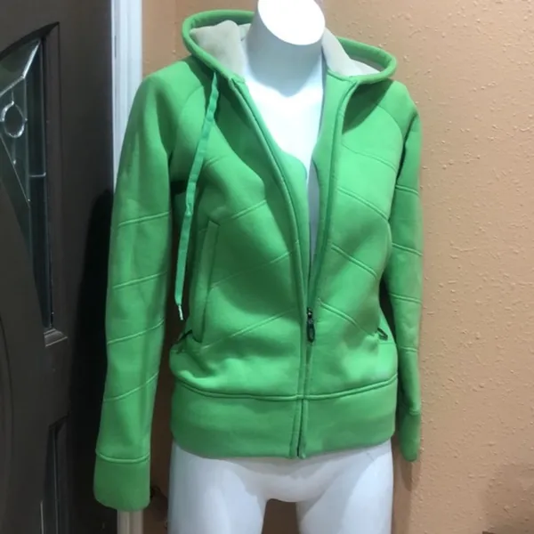 Oakley green full zip hoodie - Image 2