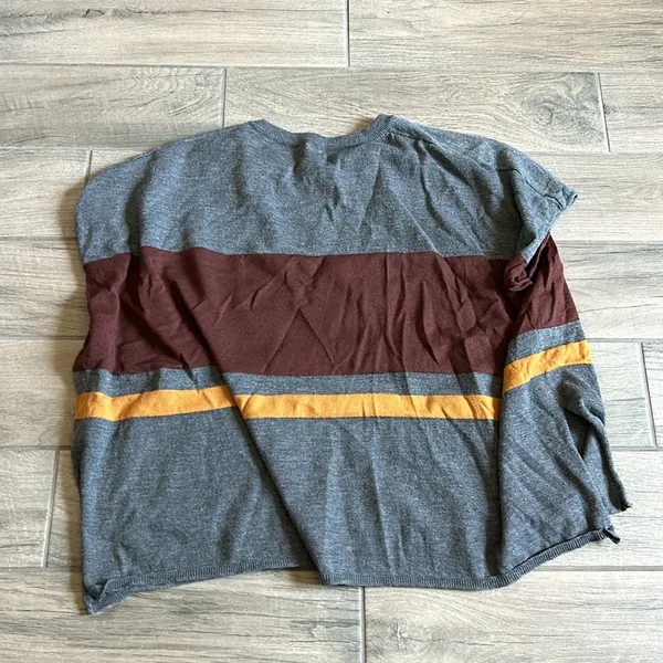 I Joah premium oversized poncho Gray Size M - Image 4