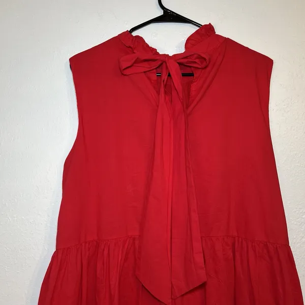 Petal And Pup Bradshaw Color block Tiered Cotton Shift Dress Size Large - Image 5
