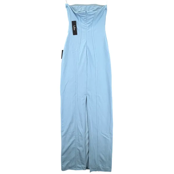 Lulus Ismene Light Blue Corset Seamed Strapless Maxi Dress NWT Sz XS - Image 3
