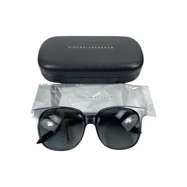 Victoria Beckham Refined Classic 53mm Square Sunglasses Blue - Image 13