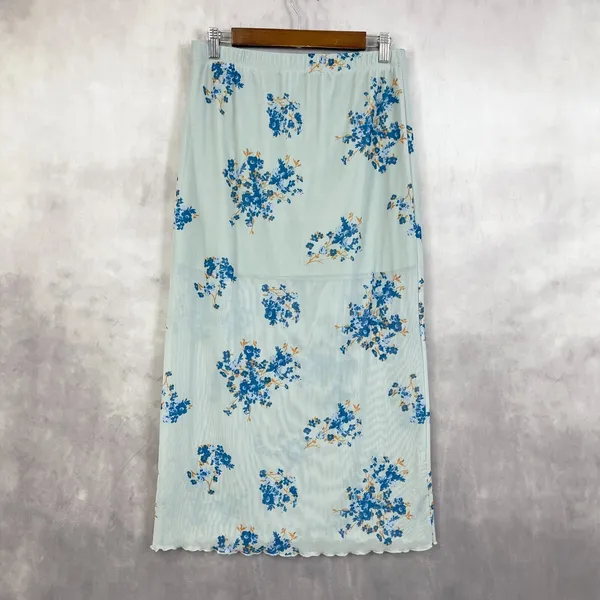 Stitch & Pine‎ Womens Mesh Mini Maxi Skirt Size Medium Cottage Fairy Boho Retro - Image 2
