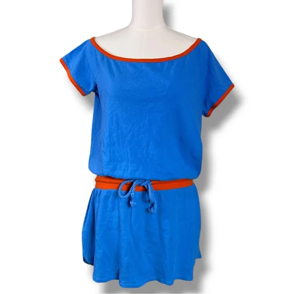 Free People Retro 70s Beachy My Favorite Mini Dress XL NWT Baywatch Combo - Image 5