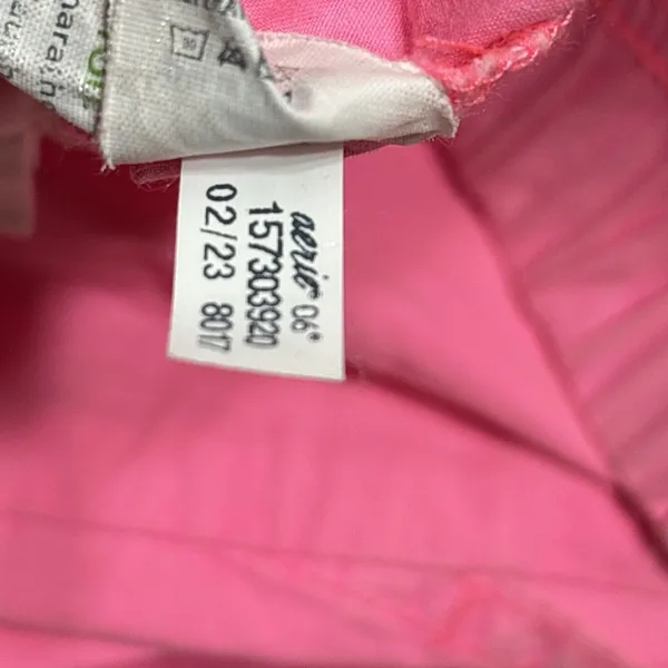Aerie Baggy Cargo Skater Pants Neon Pink Oversized Wide Leg Medium - Image 10