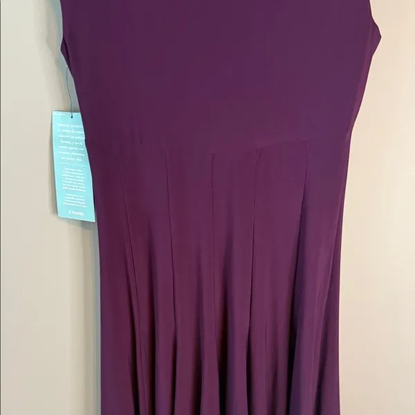 NWT American Living‎ Elegant Purple Plum Women's Dress 8 Empire Waist A-Line - Image 9