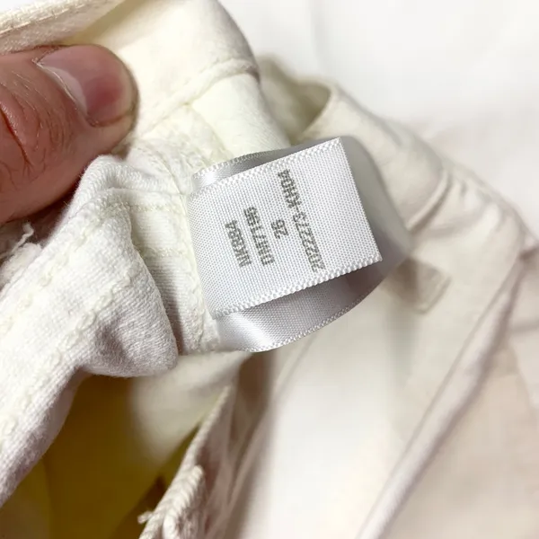 Madewell‎ Perfect Vintage Straight Carpenter Jeans Women 26 White Colorblock - Image 6