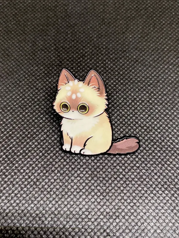 Kitty Loading Data Enamel Pin/Magnet - Who Knows What Goes On In There? Pick One - Image 6