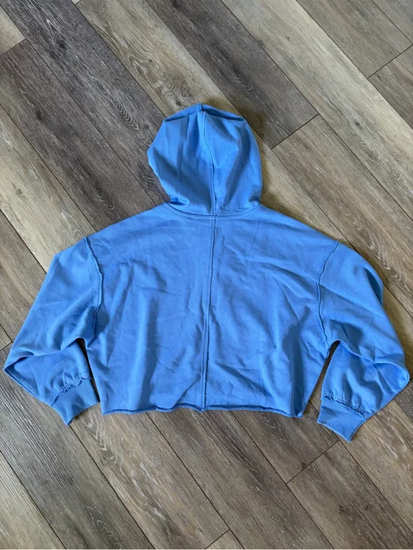 Simply Southern Cropped V-Neck Pullover Hoodie Size Small NWT - Image 9