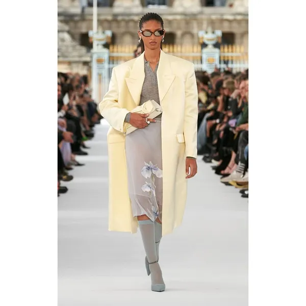Givenchy Show Stocking Pumps in Grey 41 with Box Womens High Heels Boots Leather - Image 15