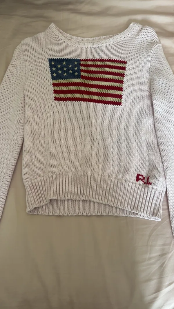 Ralph Lauren Polo Sweater Knit Cable Pink - Image 2