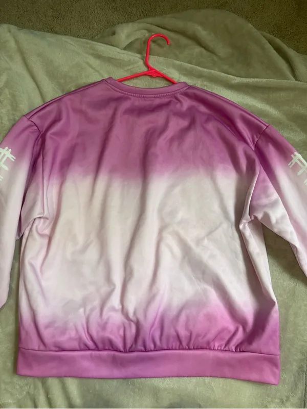 Women’s Pink Football Crewneck - Image 4