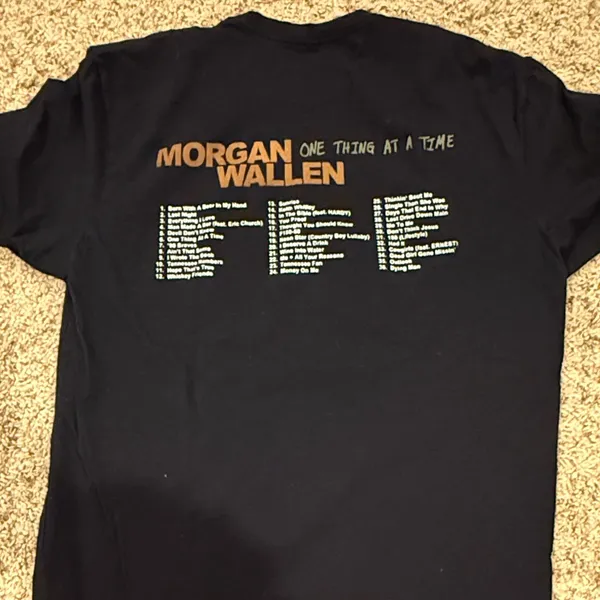 Morgan Wallen One thing at a Time official tour merch T shirt size XL - Image 4