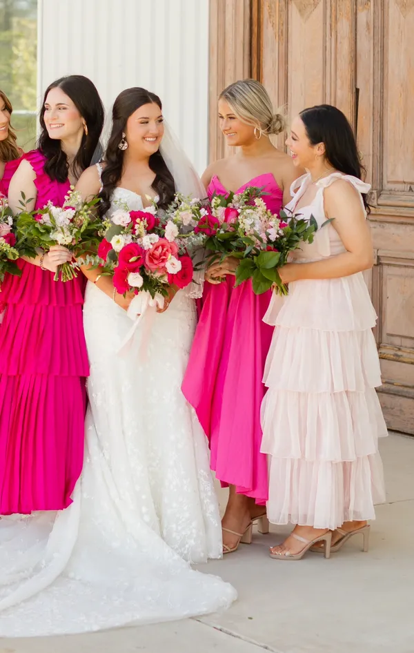 Hello Molly WISE TALES STRAPLESS MAXI DRESS PINK - Image 5